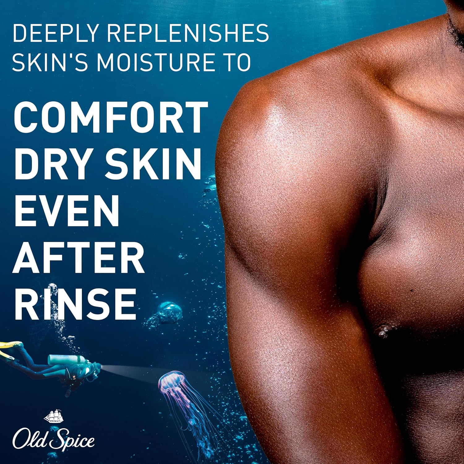 Old Spice Body Wash GentleMan’s Super Hydration for Men, 24/7 Renewing Moisture, Gentle on Skin with Skin Conditioners, Fiji with Palm Tree + Coconut Scent, 20 oz