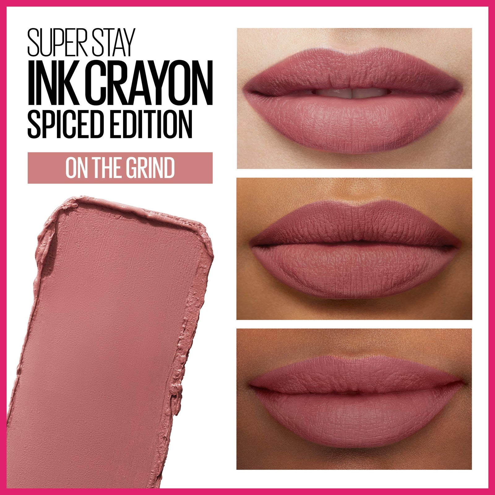 Maybelline Super Stay Ink Crayon Lipstick Makeup, Precision Tip Matte Lip Crayon with Built-in Sharpener, Longwear Up To 8Hrs, Rise To The Top, Burnt Sienna, 1 Count