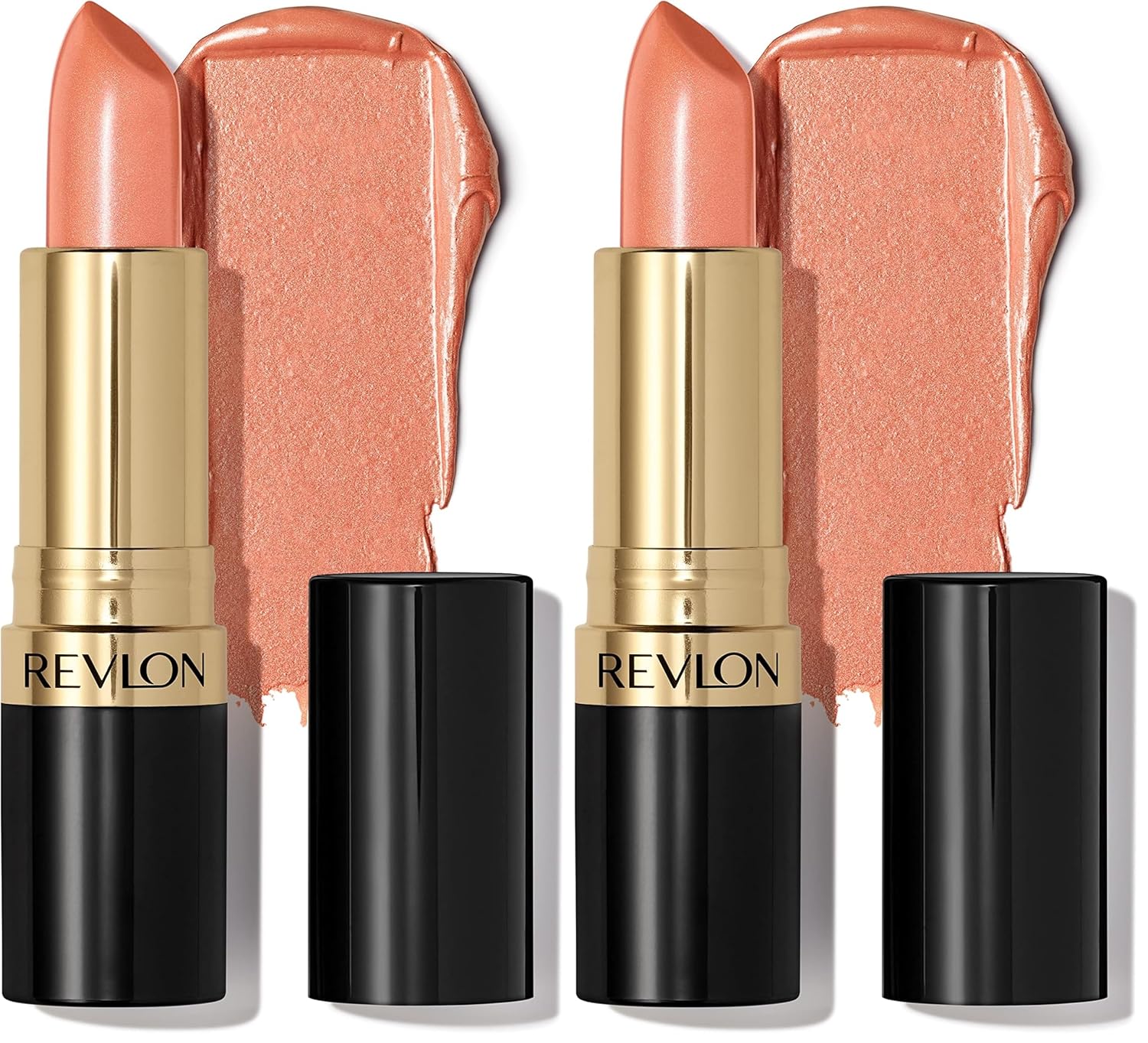 REVLON Super Lustrous Lipstick, High Impact Lipcolor with Moisturizing Creamy Formula, Infused with Vitamin E and Avocado Oil in Red/Coral, Extra Spicy (761) (Pack of 4)