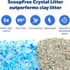 PetSafe ScoopFree Disposable Crystal Cat Litter Tray - Easy Cleaning Box - Refill Tray for Electric Litter Box - Fragrance Free - 4.3 lb Bags - 6 Pack