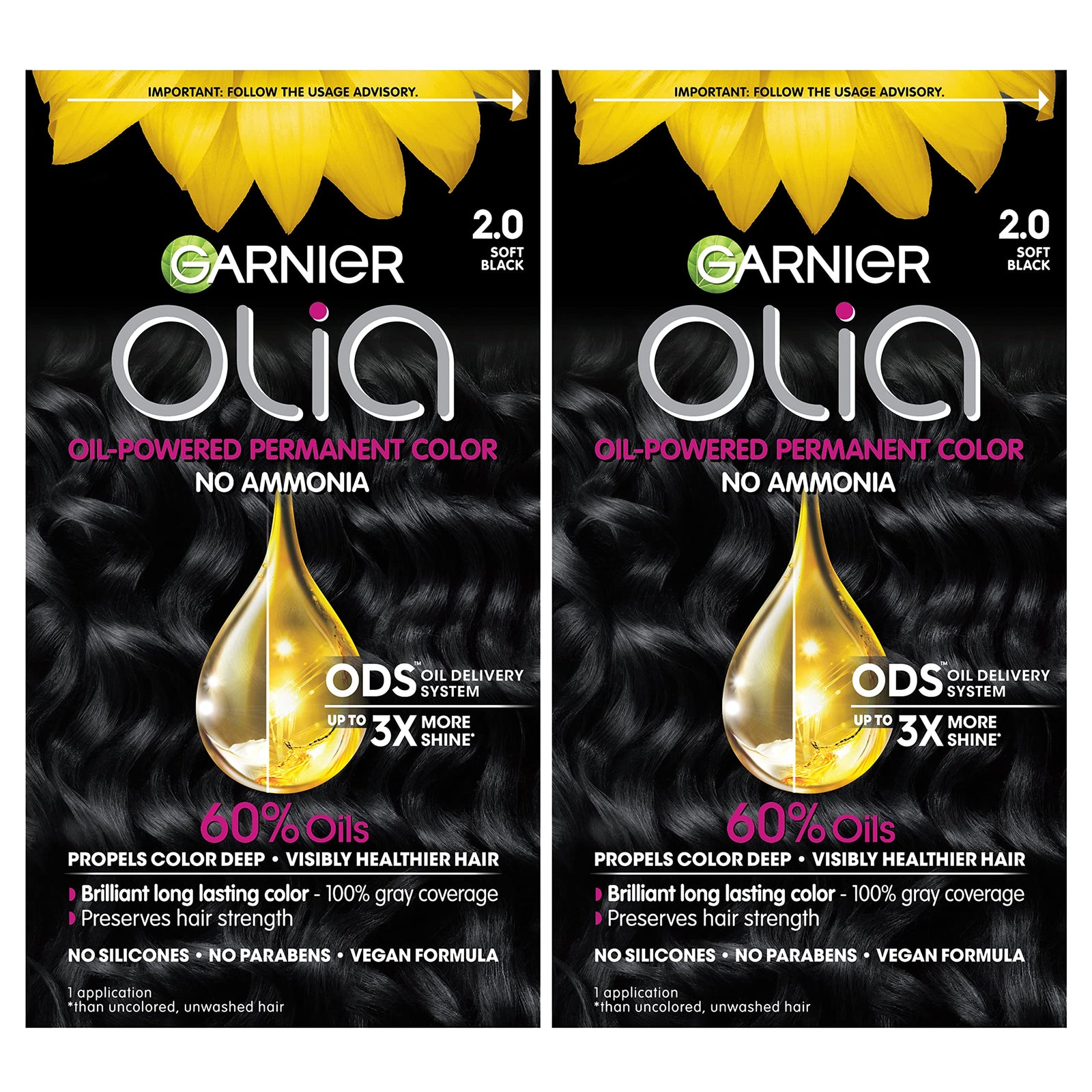 Garnier Hair Color Olia Ammonia-Free Brilliant Color Oil-Rich Permanent Hair Dye, 9 1/2.1 Lightest Ash Blonde, 1 Count (Packaging May Vary)
