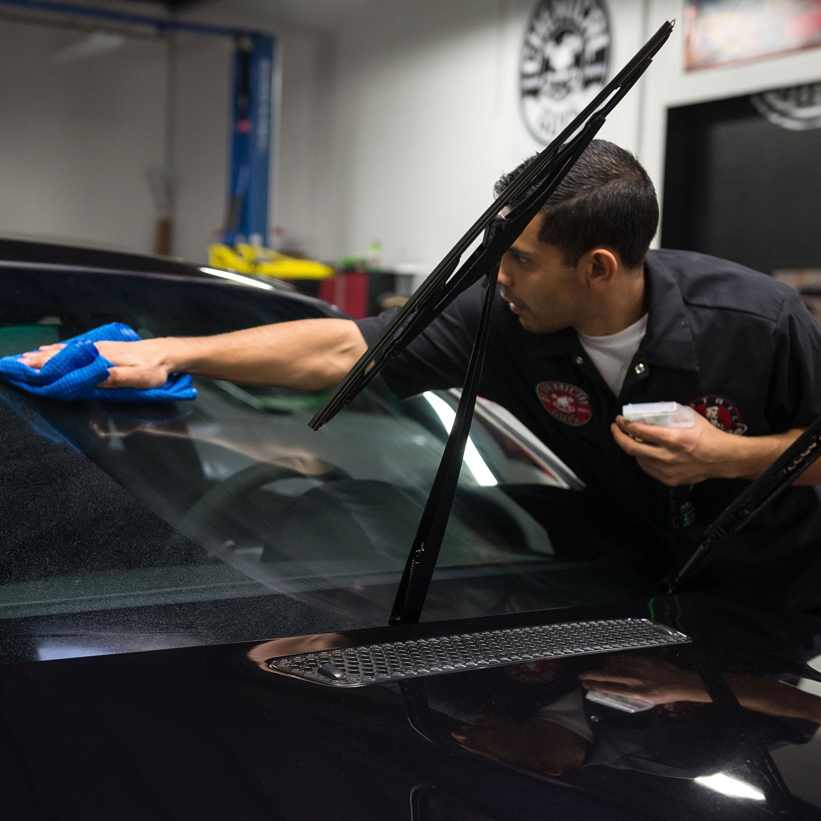 Chemical Guys Waffle Weave for Home & Auto Glass, Windows, Mirrors & More, Lavender (25 in. x 36 in.) 3-Pack